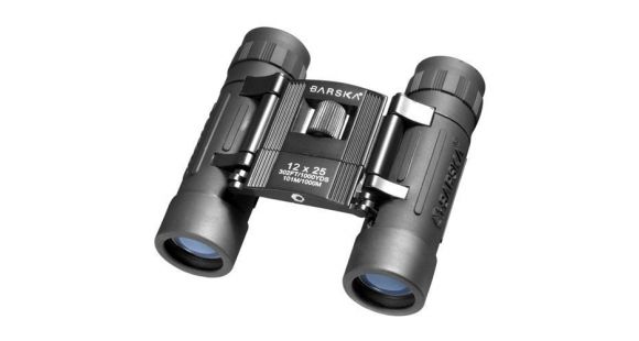 Image of Barska Lucid View 12x25mm Roof Prism Compact Binoculars, Black, AB10209