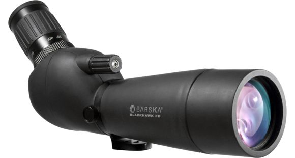 Image of Barska 20-60x60mm Blackhawk ED Spotting Scope Angled, Black, Medium, AD11520