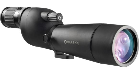 Image of Barska 20-60x60mm Blackhawk ED Spotting Scope Straight, Black, Medium, AD11918