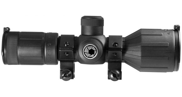 Image of Barska 3-9x40 Millimeter Rubber Armor Contour Rifle Scope - 4A Mil Plex Reticle w/Rings