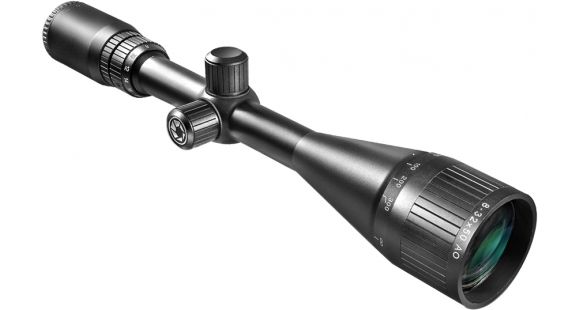 Image of Barska 8-32x50 AO Varmint 1in Tube Rifle Scope, Matte Black, MilDot Reticle AC10828