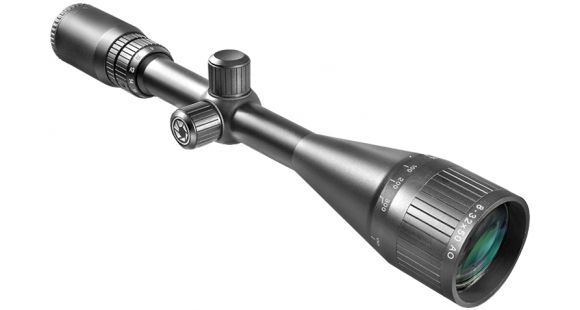 Image of Barska 8-32x50 AO Varmint 1in Tube Rifle Scope, Matte Black, Rangefinding Graph Reticle AC11320