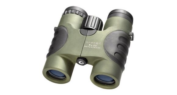 Image of Barska 8x32 Atlantic Waterproof Roof BaK-4 Prism Binoculars, Green, Clam Pack - AB10138