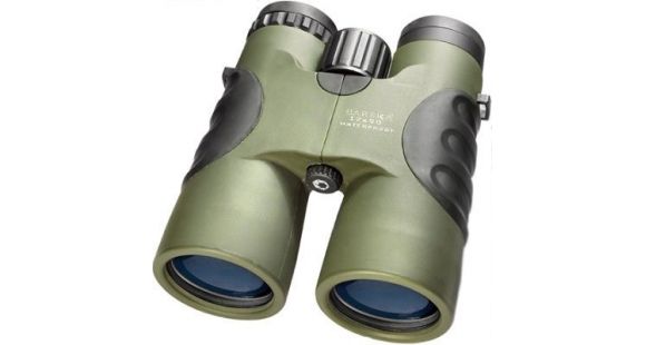 Image of Barska 12x50 Atlantic Green Waterproof Roof Prism Binoculars AB10142, Clam Pack