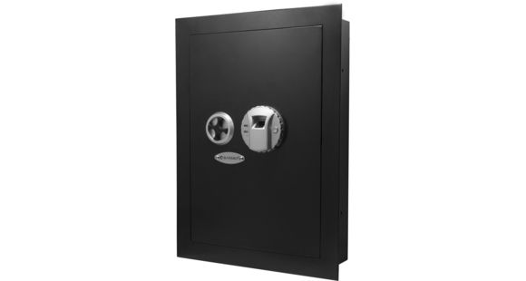 Image of Barska Biometric Wall Safe, Black AX12038