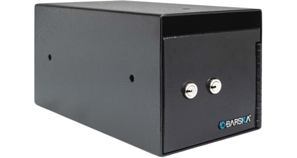 Image of Barska Dual Key Depository Safe, Drop Slot, Black, Small, AX13708