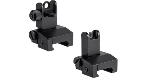 Image of Barska Flip-Up Tactical Sight Set, Black, Medium, AW13258