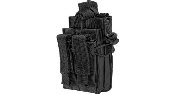 Image of Barska Loaded Gear CX-950 Dual Stacked Rifle and Handgun Mag Pouch, Black, BI13012