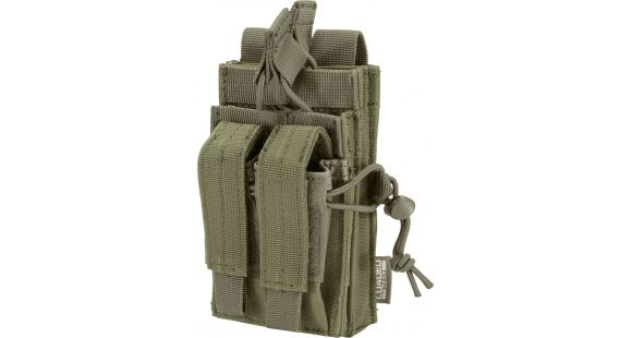 Image of Barska Loaded Gear CX-950 Dual Stacked Rifle and Handgun Mag Pouch,OD Green, BI13016