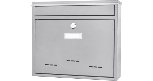 Image of Barska Locking Wall Mount Mailbox, White, Medium, CB13252