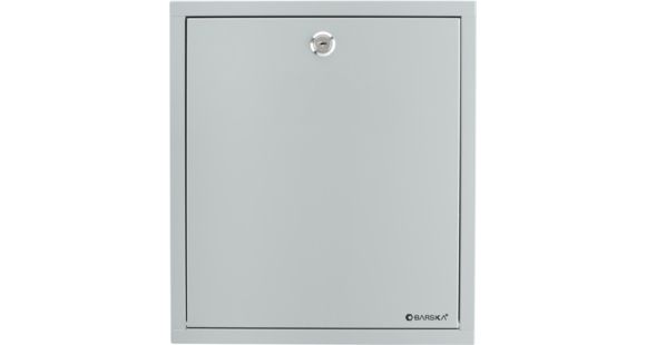 Image of Barska Multi-Purpose Drop Box - Key Lock, Includes 2 Keys, Gray, 11.5 x 3.5 x 13 in CB12712