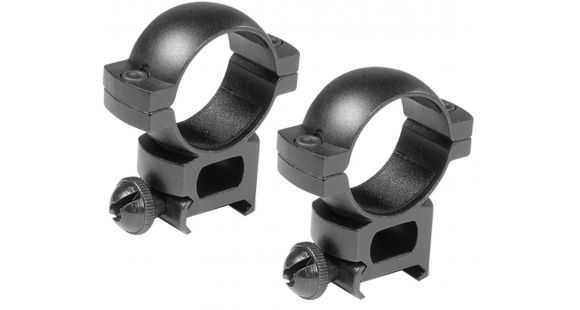 Image of Barska Rifle Scope Rings - 30mm, Extra High Height, Matte Black, Weaver Style - AI10826