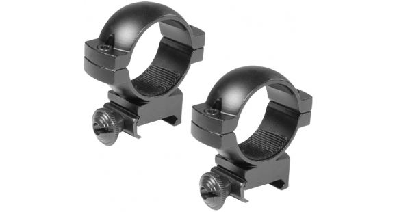 Image of Barska Rifle Scope Rings - 30mm, High Height, Matte Black, Weaver - AI10340