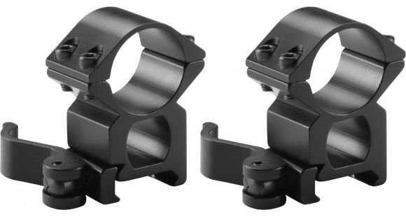 Image of Barska Weaver Style See-Through Quick Release Rings, 1in. Diameter, 1.2in. High, Per 2 193825