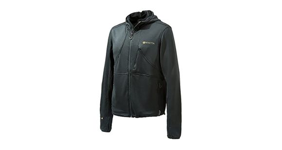 Image of Beretta Active Performance Hoody Fleece Jacket - Men's, Black, Extra Large, P3131T06560999XL