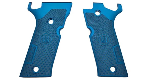 Image of Beretta Aluminum Pistol Grip, 92X Performance, Blue, E02715