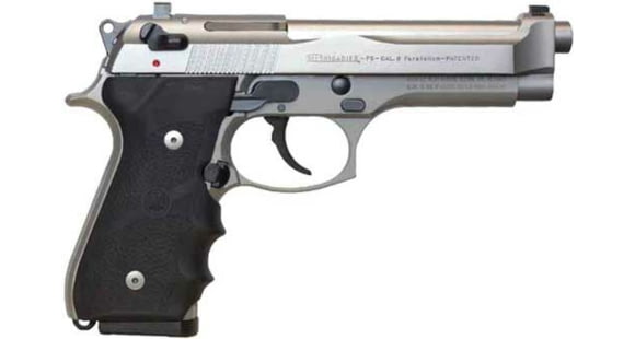Image of Beretta 92 Brigadier FS Semi Auto Pistol, 9mm Luger, 4.9 in Barrel, Fixed Sight, Aluminum Inox Frame, Rubber Grip, 2-Mag, 10 Round Capacity, J92F560CA-FRRMPG
