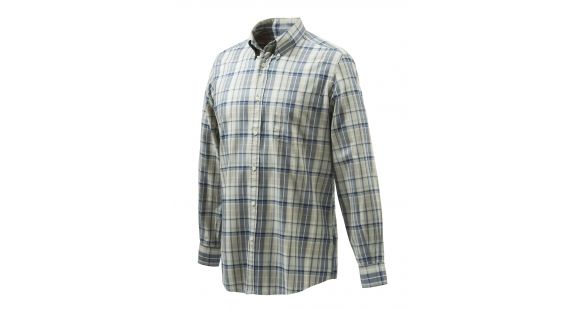 Image of Beretta Classic Shirt, Beige &amp; Blue Check, XXXL, LU210T0707013LXXXL