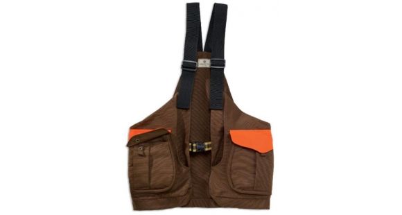 Image of Beretta Canvas Strap Vest, Brown/ Blaze, Brown, Blaze, 1 GU4325340850I