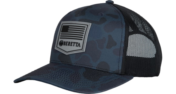 Image of Beretta PM Trucker Hat - Men's, Blue Duck Camo, One Size, BC043T1675085Z
