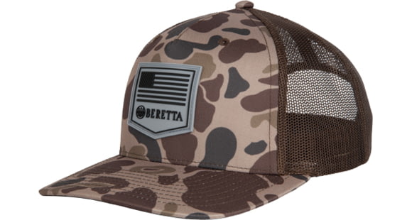 Image of Beretta PM Trucker Hat - Men's, Brown Duck Camo, One Size, BC045T1675085W