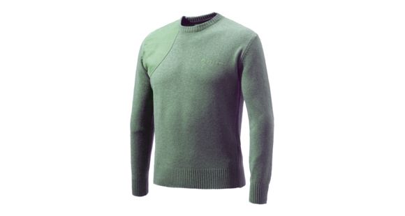 Image of Beretta Crewneck Sweater, Green, Extra Large, PU441T11940715XL