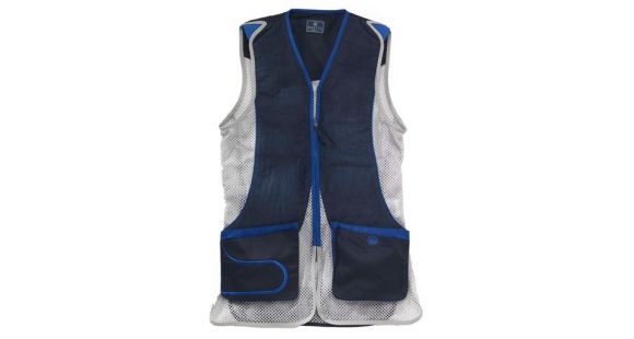 Image of Beretta DT11 Shooting Vest,Blue and Silver, 2XL GT01102113058SXXL