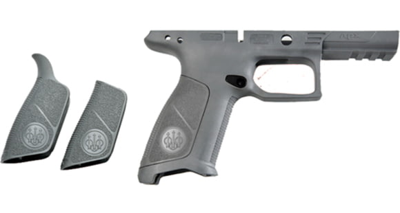 Image of Beretta No Finger Grooves APX Pistol Grip Frame, Wolf Grey, E02048