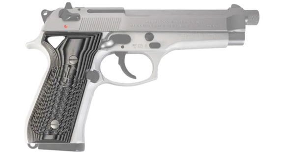 Image of Beretta G10 Pistol Grip, 92 Full Size, Black/Gray, BER-006-BG-R