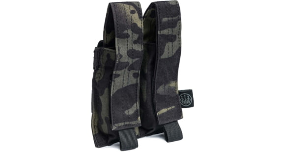 Image of Beretta Grip-Tac Molle Double Pistol Mag Pouch, Multicam Black, CA1510018909STUNI