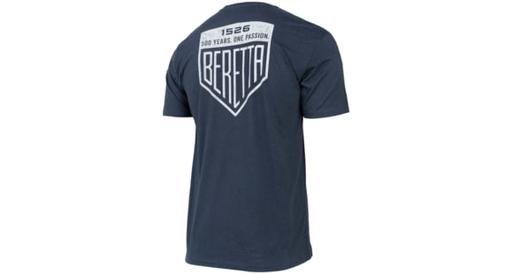 Image of Beretta Legacy T-Shirt w/Back Logo - Men's, Navy, Extra Large, TS215T1890051VXL