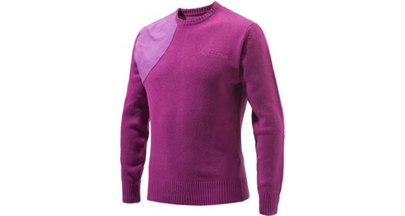 Image of Beretta Men's Classic Round Neck Sweater Violet Xx-large