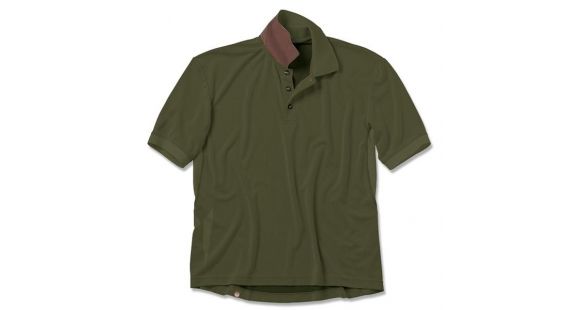 Image of Beretta Mens Bamboo Tech Polo Shirt, Loden Green, Large MT1072510700L