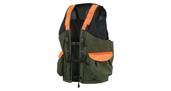 Image of Beretta Mens Game Bag Vest,Green/Orange,XL GU431T0649077WXL