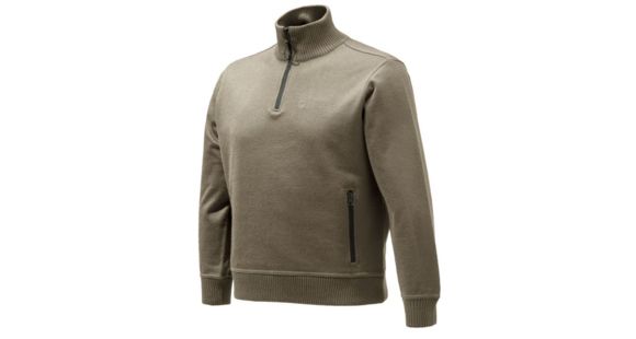 Image of Beretta Mens Technowindshield Half Zip Sweatshirt,Hazelnut,XL PU421T12010825XL