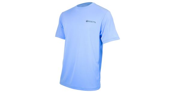 Image of Beretta Mens US Tech Short Sleeve T-Shirt, Light Blue, Large TS541T13220586L