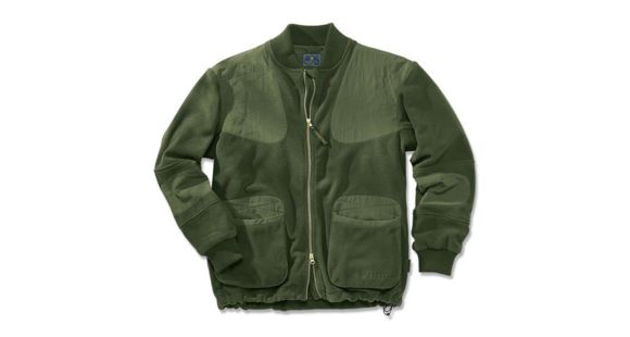 Image of Beretta Men's Victory Fleece Shooting Jacket, Loden Green, 3XL GT1650310700XXXL