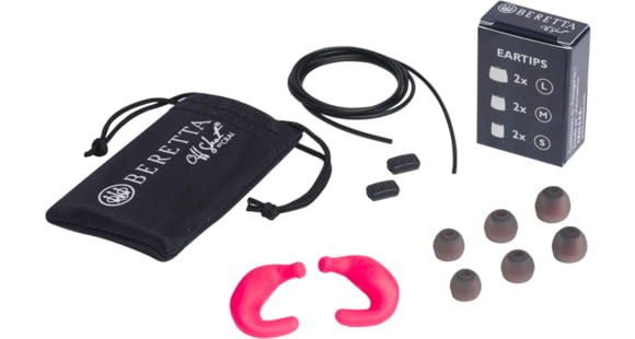 Image of Beretta Mini Headset E2 Ear Plug, Fuchsia Fluo, CF121D0043033BUNI