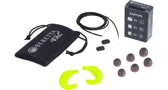 Image of Beretta Mini Headset E2 Ear Plug, Yellow Fluorescent, CF121D004302FFUNI