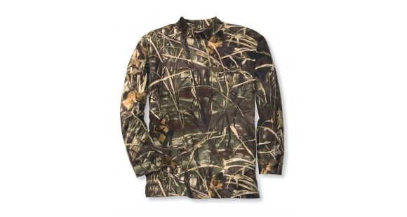 Image of Beretta Shirt Mock Turtleneck, Orange, Extra Large P200710125XL