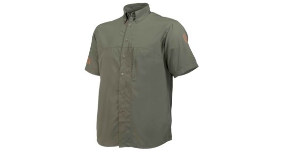 Image of Beretta Short Sleeve Buzzi Shooting Shirt, Green - LT021T15550715XXL