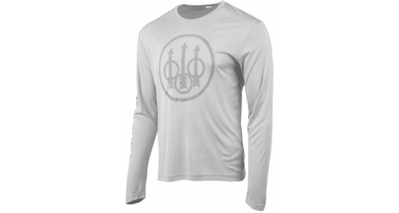 Image of Beretta LS Vintage Trident T-Shirt - Men's, Light Grey, Large, TS736T0394090CL