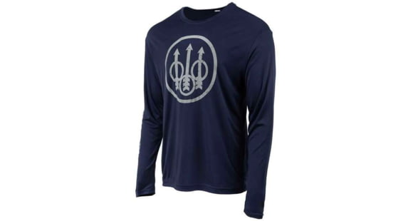 Image of Beretta LS Vintage Trident T-Shirt - Men's, Navy Blue, Extra Large, TS736T03940058XL