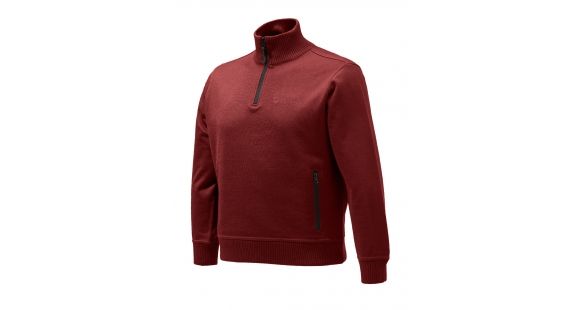 Image of Beretta Technowindshield Half Zip, Tango Red, Large, PU421T12010321L