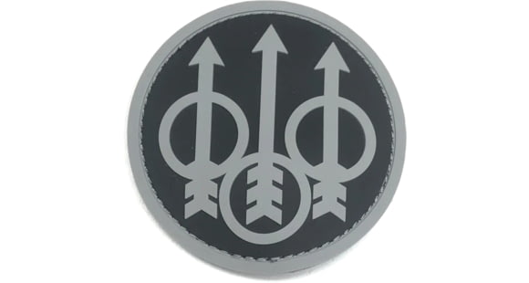 Image of Beretta Tirident Patch, Gray/Black, PATCHSWAT