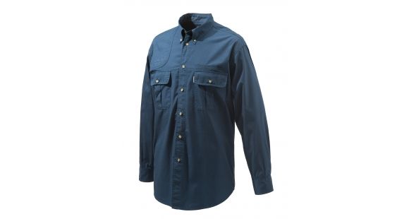Image of Beretta TM Shooting Shirt L/S, Blue, Large, LU15207561053DL