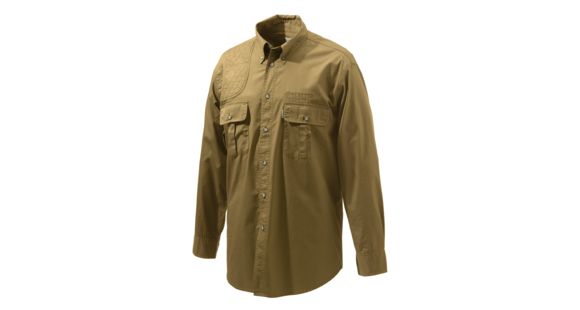 Image of Beretta TM Shooting Shirt L/S, Brown, XXL, LU152075610812XXL