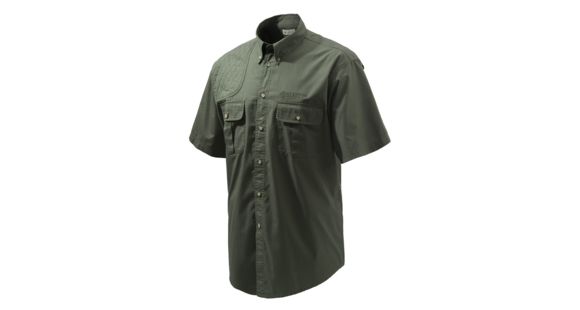 Image of Beretta TM Shooting Shirt S/S, Green, Extra Large, LU162075610715XL