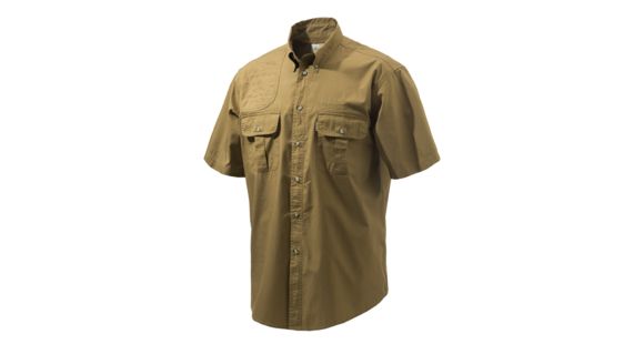 Image of Beretta TM Shooting Shirt S/S, Brown, XXL, LU162075610812XXL
