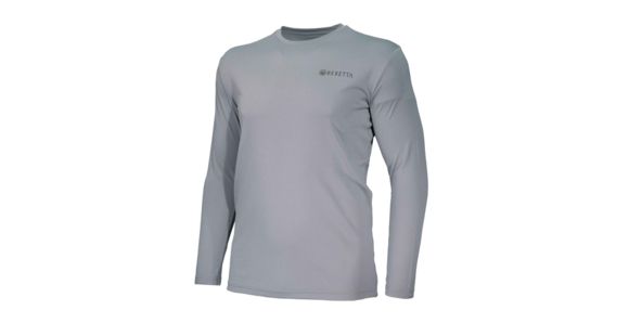 Image of Beretta Us Tech Long Sleeve T-shirt, Gray - TS671T13220911XL
